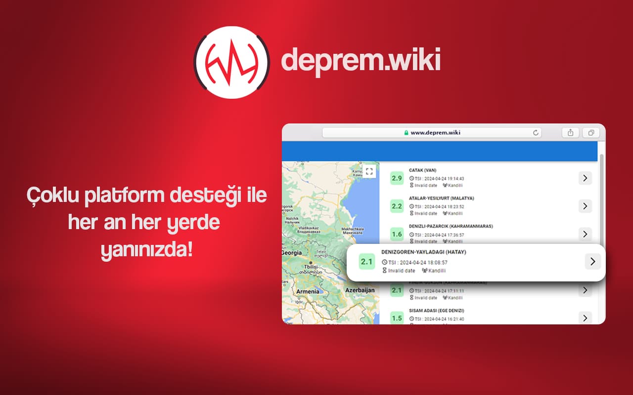 Deprem Wiki Chrome Eklentisi