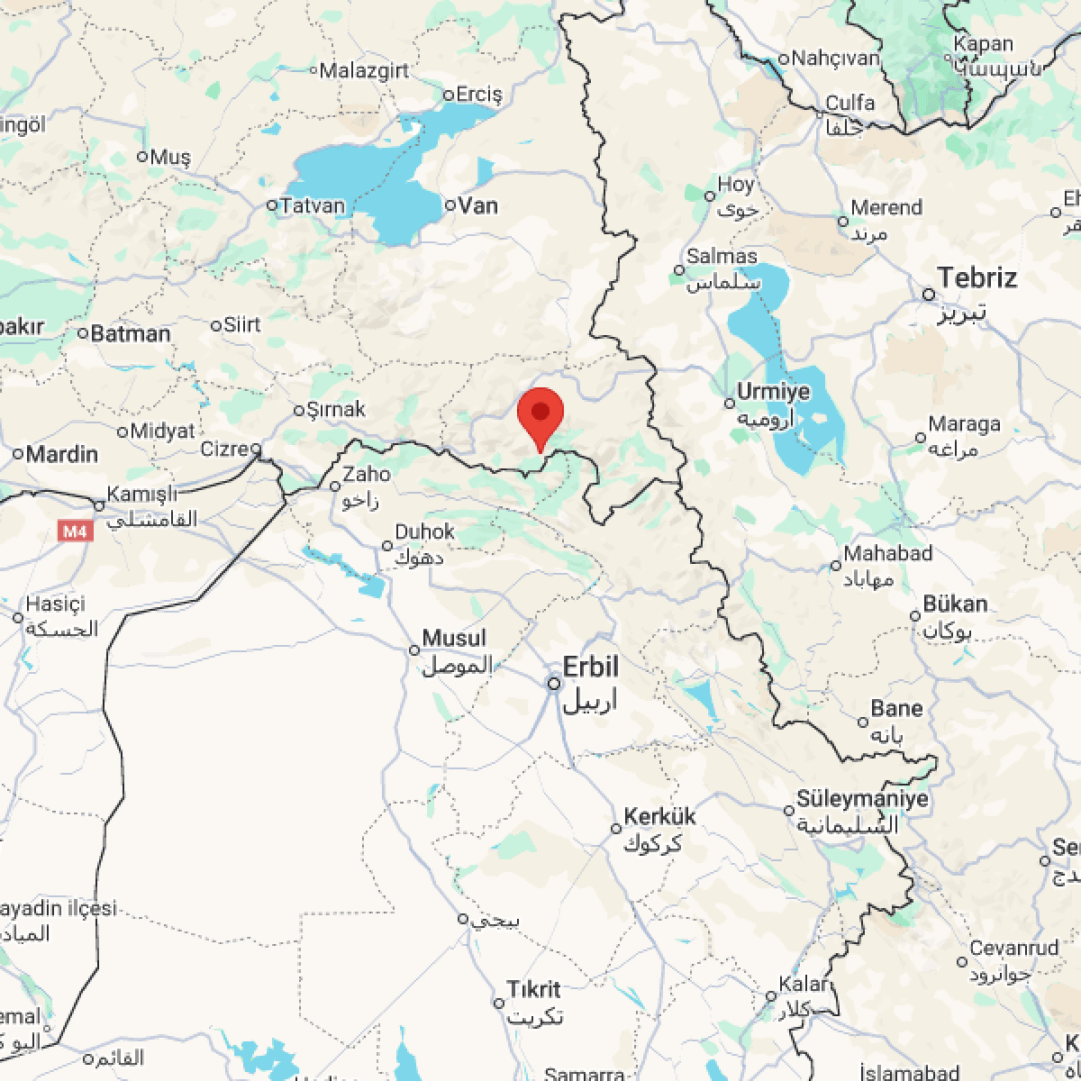 HAKKARI Bölgesinde 3.3 Büyüklüğünde Deprem!