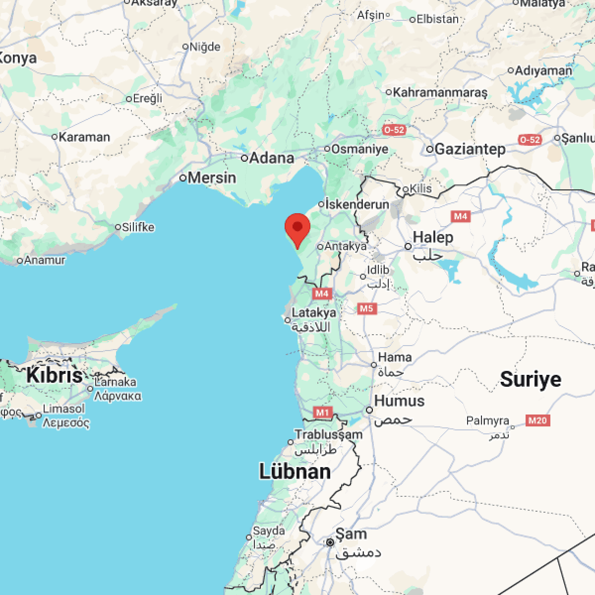 HATAY Bölgesinde Hafif Şiddetli 2.5 Büyüklüğünde Deprem Meydana Geldi