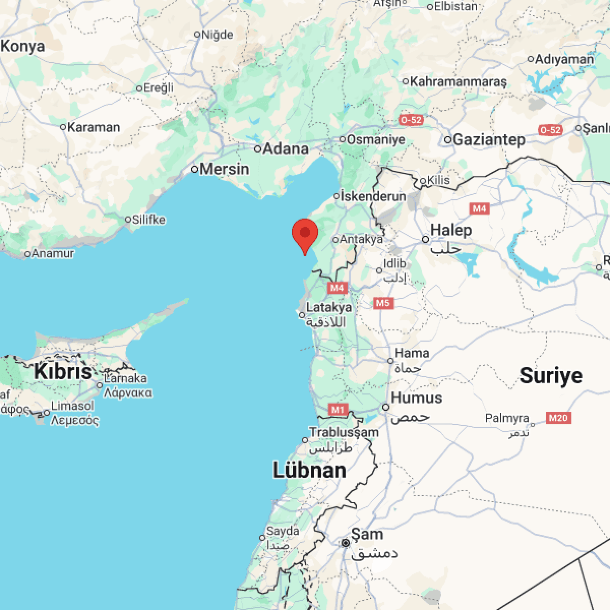 HATAY Bölgesinde Hafif Şiddetli 2.7 Büyüklüğünde Deprem Meydana Geldi