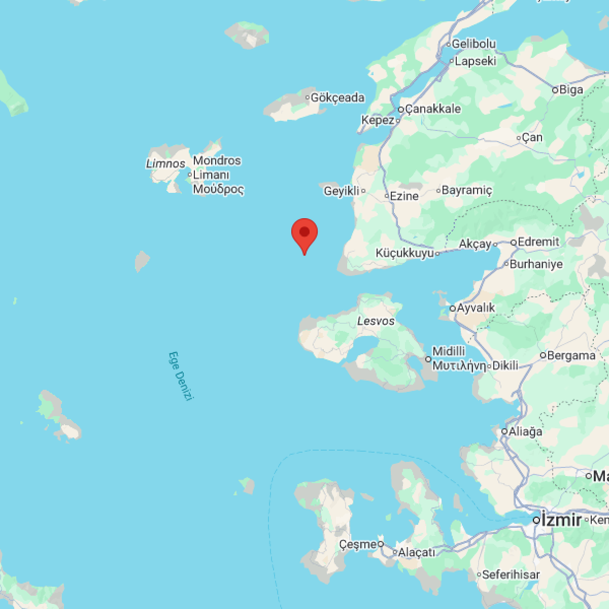 EGE DENIZI Bölgesinde 3.1 Büyüklüğünde Deprem!