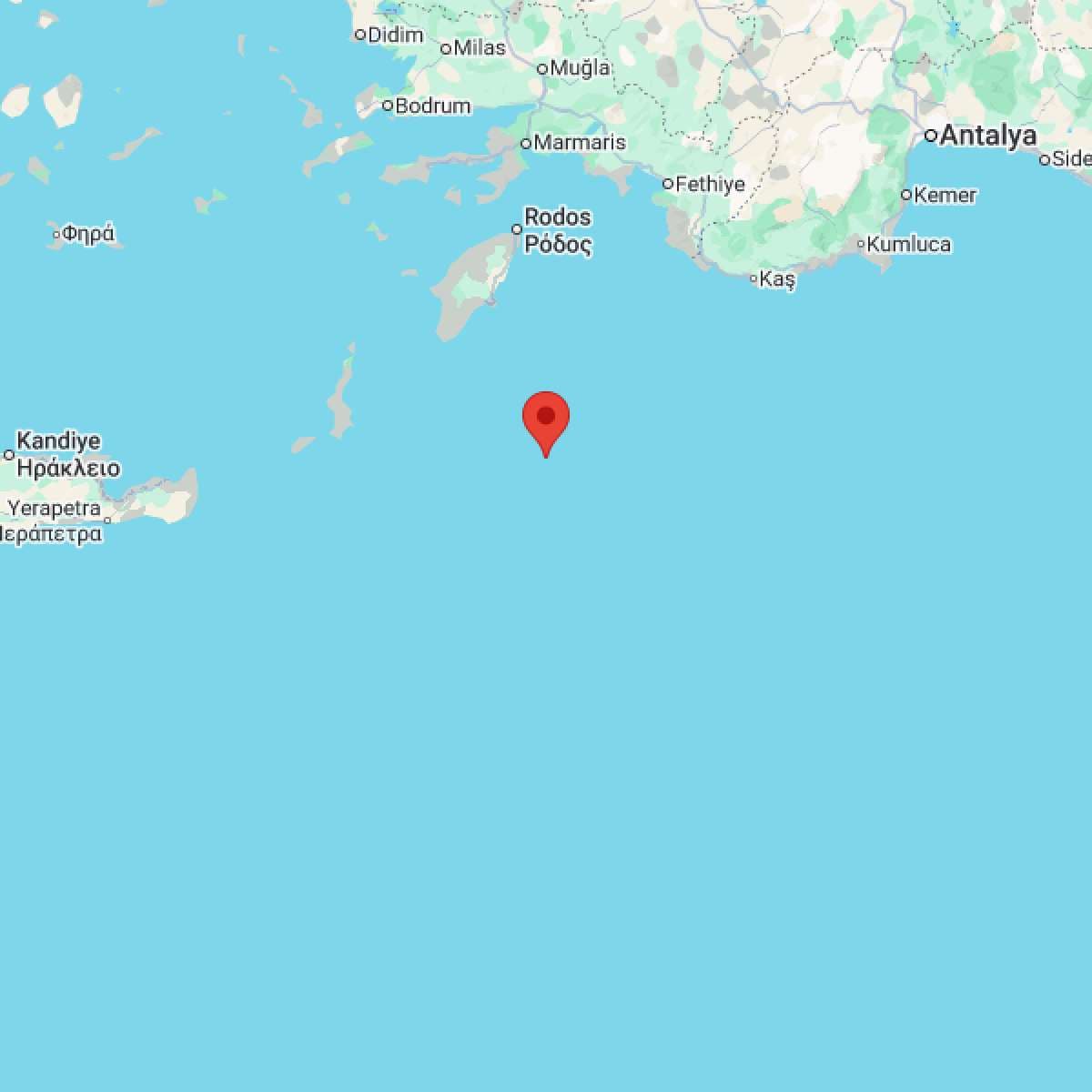 AKDENIZ Bölgesinde 3 Büyüklüğünde Deprem!