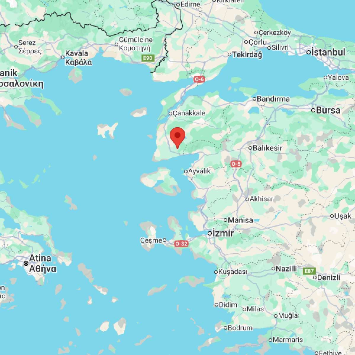 CANAKKALE Bölgesinde 3.6 Büyüklüğünde Deprem!