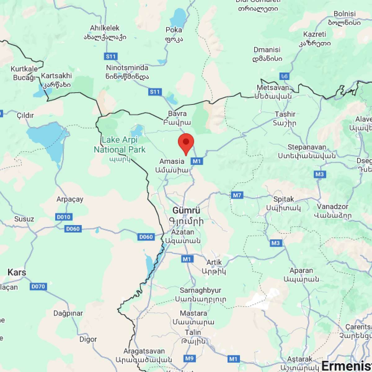 KARS Bölgesinde Hafif Şiddetli 2.5 Büyüklüğünde Deprem Meydana Geldi