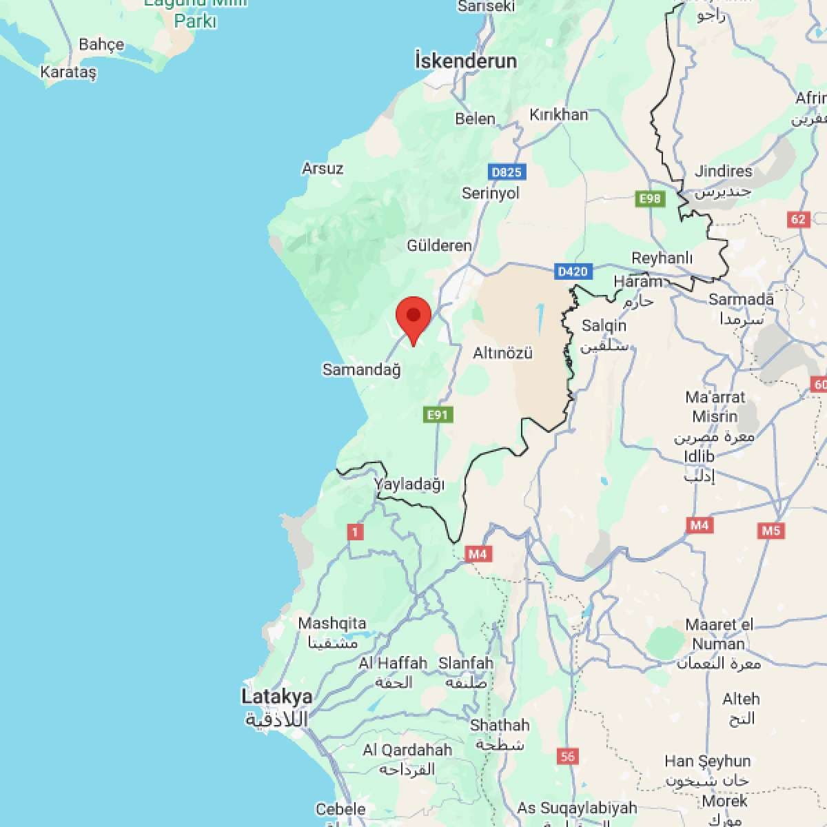 HATAY Bölgesinde Hafif Şiddetli 2.7 Büyüklüğünde Deprem Meydana Geldi