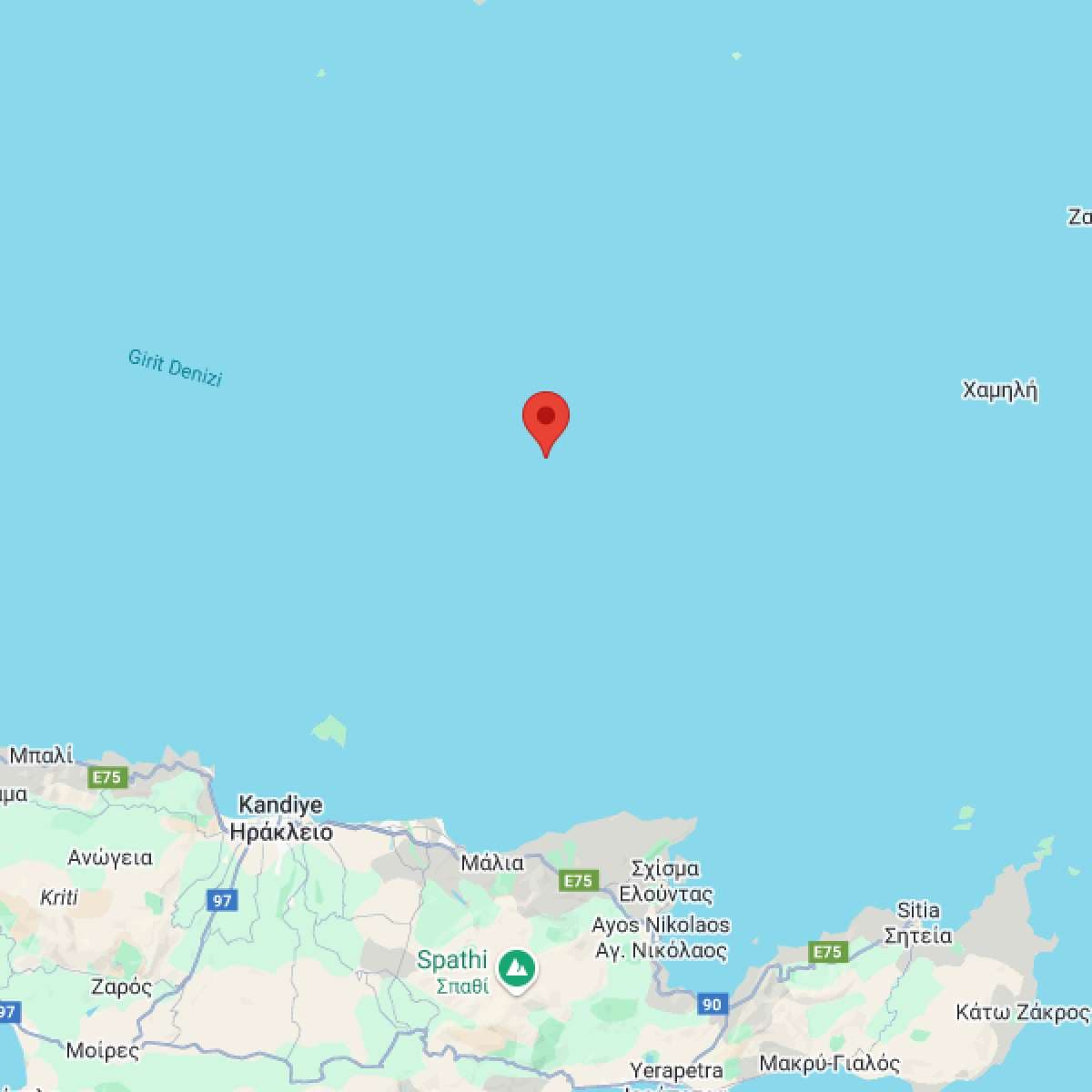 AKDENIZ Bölgesinde Hafif Şiddetli 2.8 Büyüklüğünde Deprem Meydana Geldi