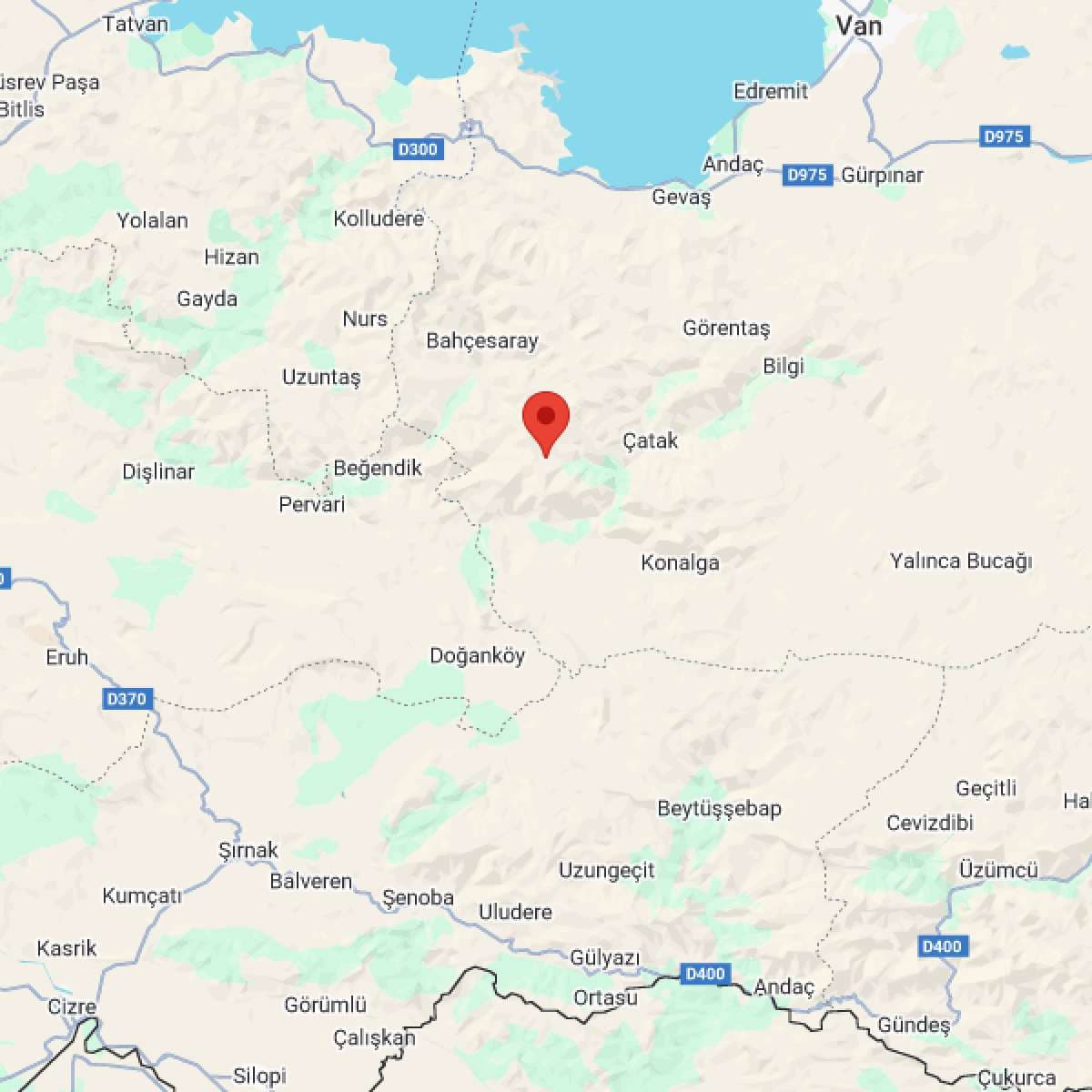 VAN Bölgesinde Hafif Şiddetli 2.6 Büyüklüğünde Deprem Meydana Geldi