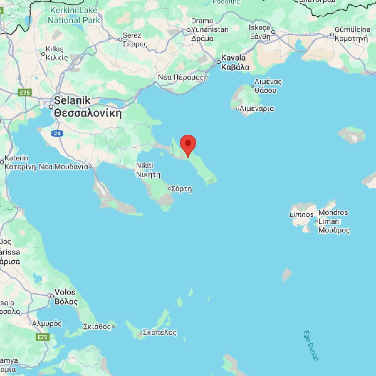 YUNANISTAN Bölgesinde Hafif Şiddetli 2.5 Büyüklüğünde Deprem Meydana Geldi