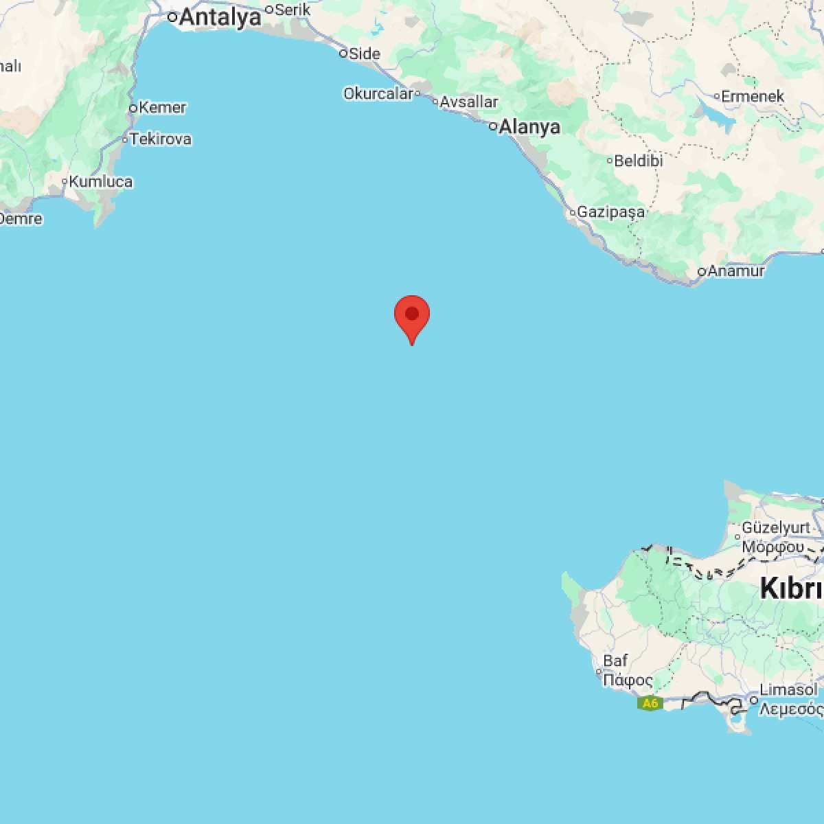 AKDENIZ Bölgesinde Şiddetli 5.1 Büyüklüğünde Deprem!