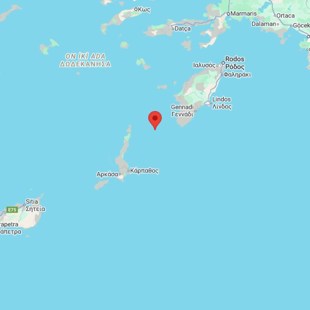 AKDENIZ Bölgesinde 3.5 Büyüklüğünde Deprem!