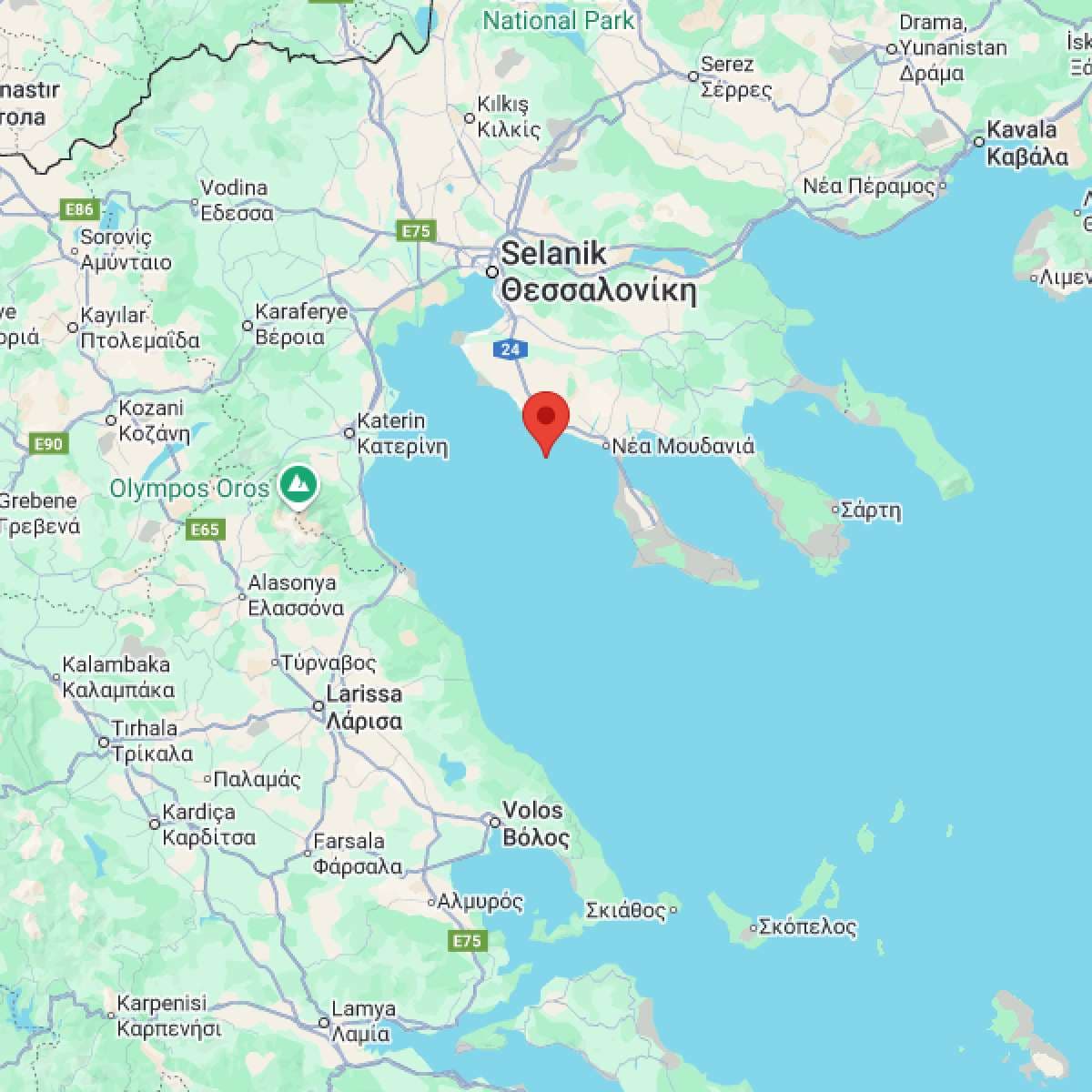 YUNANISTAN Bölgesinde Hafif Şiddetli 2.9 Büyüklüğünde Deprem Meydana Geldi