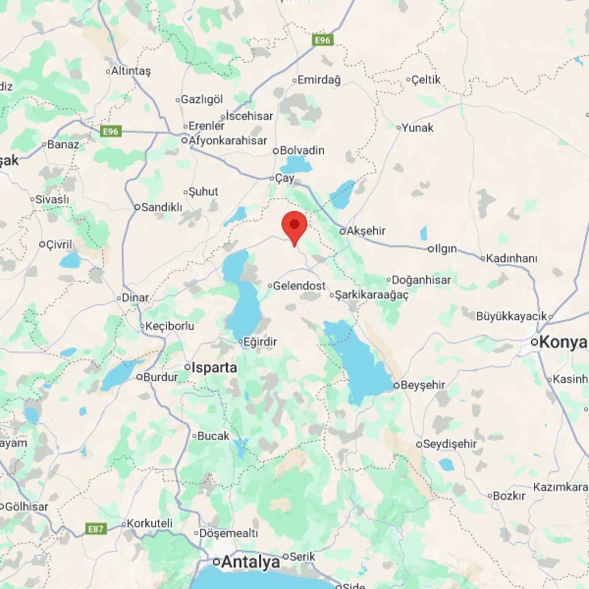 ISPARTA Bölgesinde 3.8 Büyüklüğünde Deprem!