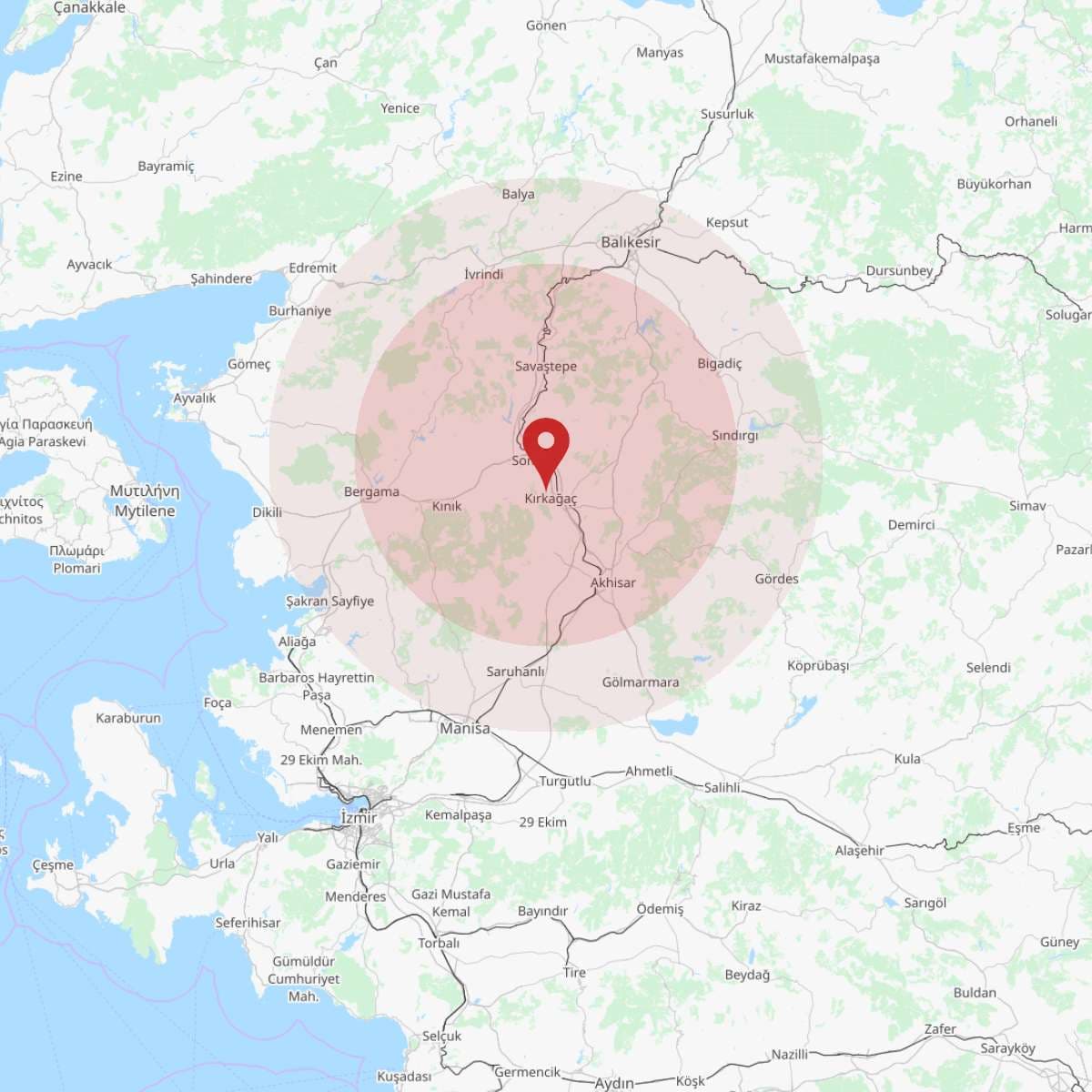 MANISA Bölgesinde Hafif Şiddetli 2.7 Büyüklüğünde Deprem Meydana Geldi