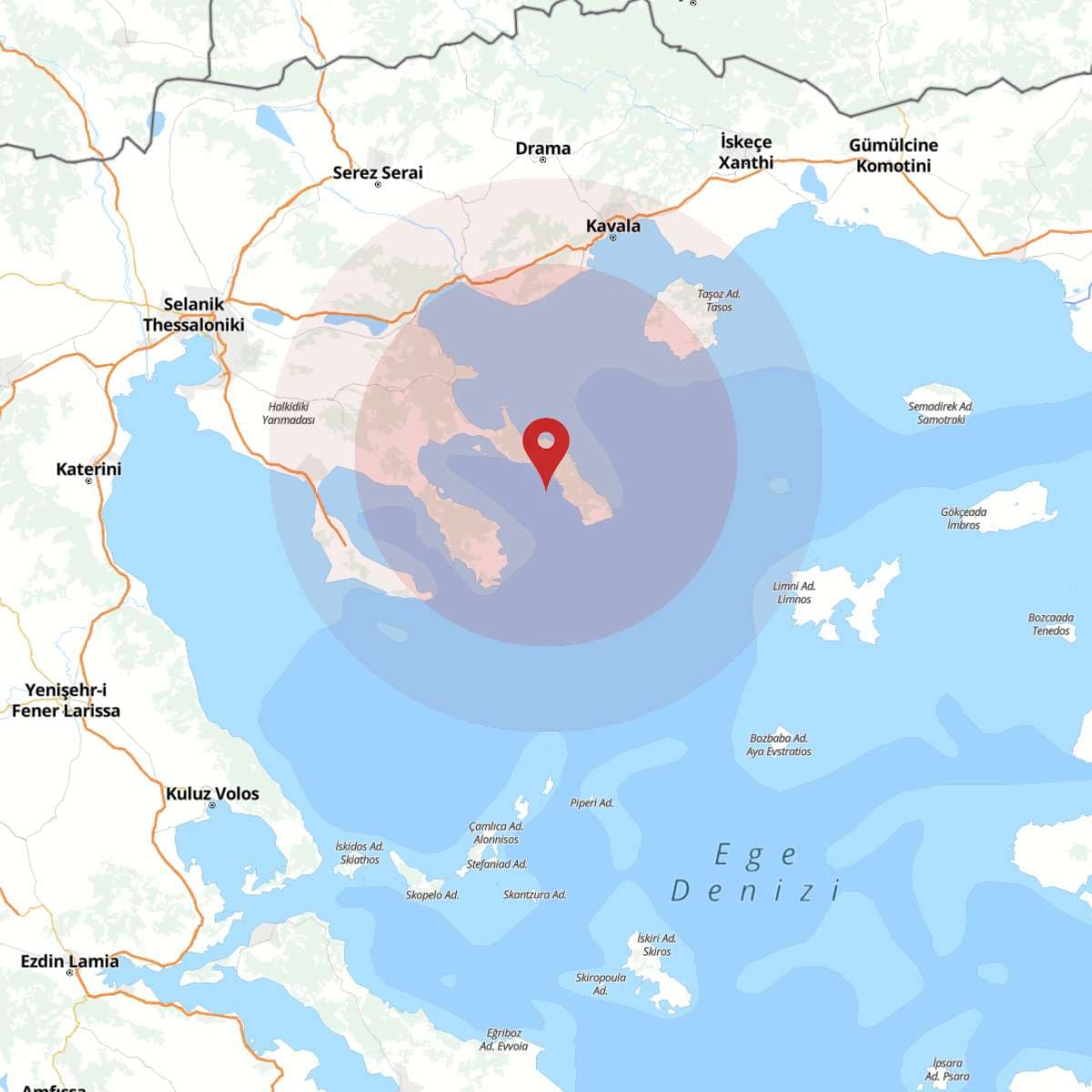 YUNANISTAN Bölgesinde 3 Büyüklüğünde Deprem!