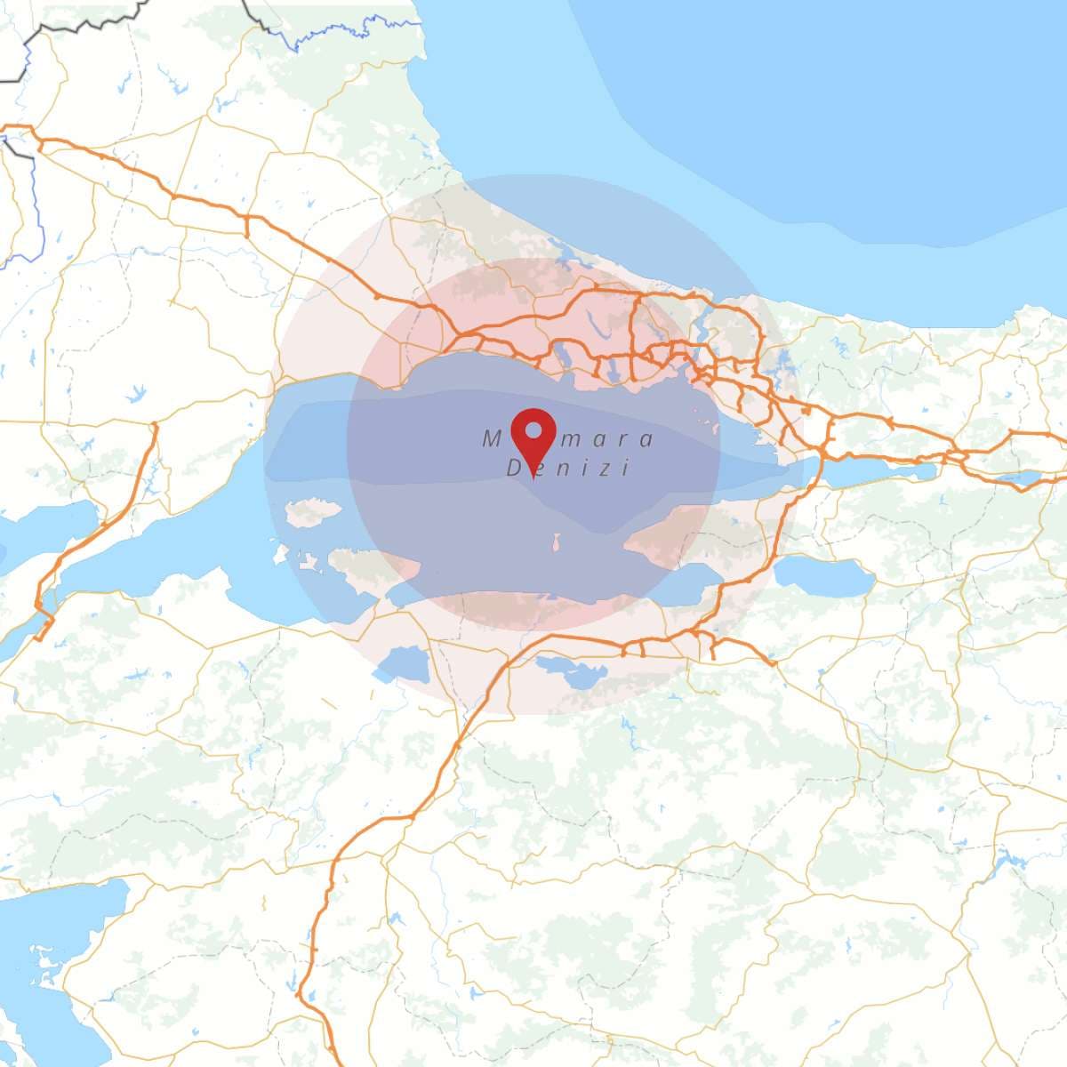 MARMARA DENIZI Bölgesinde 3 Büyüklüğünde Deprem!