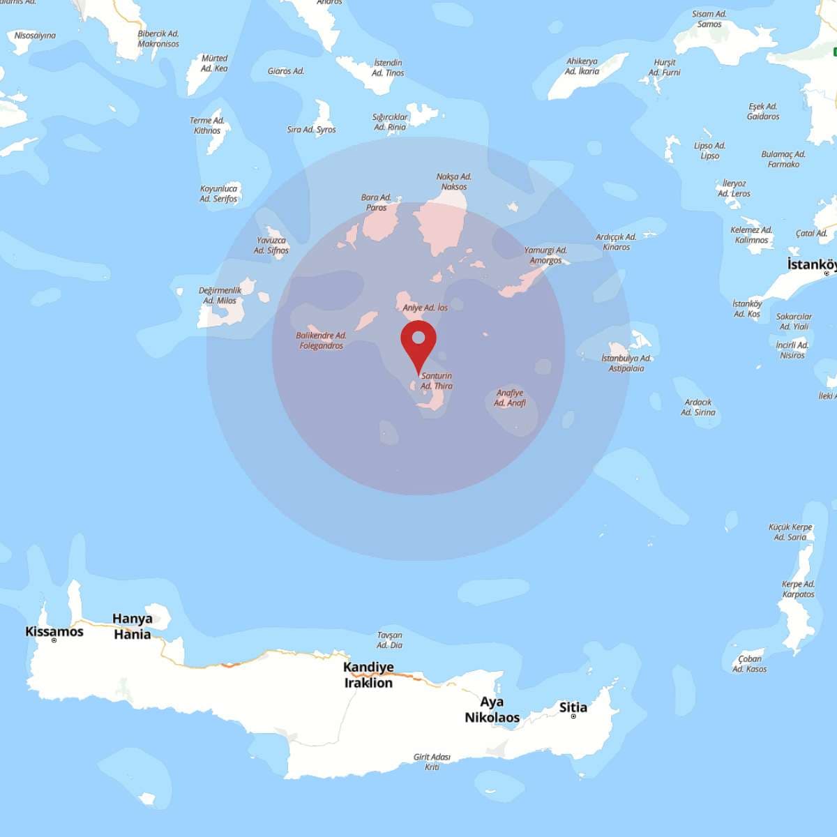 EGE DENIZI Bölgesinde 4 Büyüklüğünde Deprem Yaşandı!