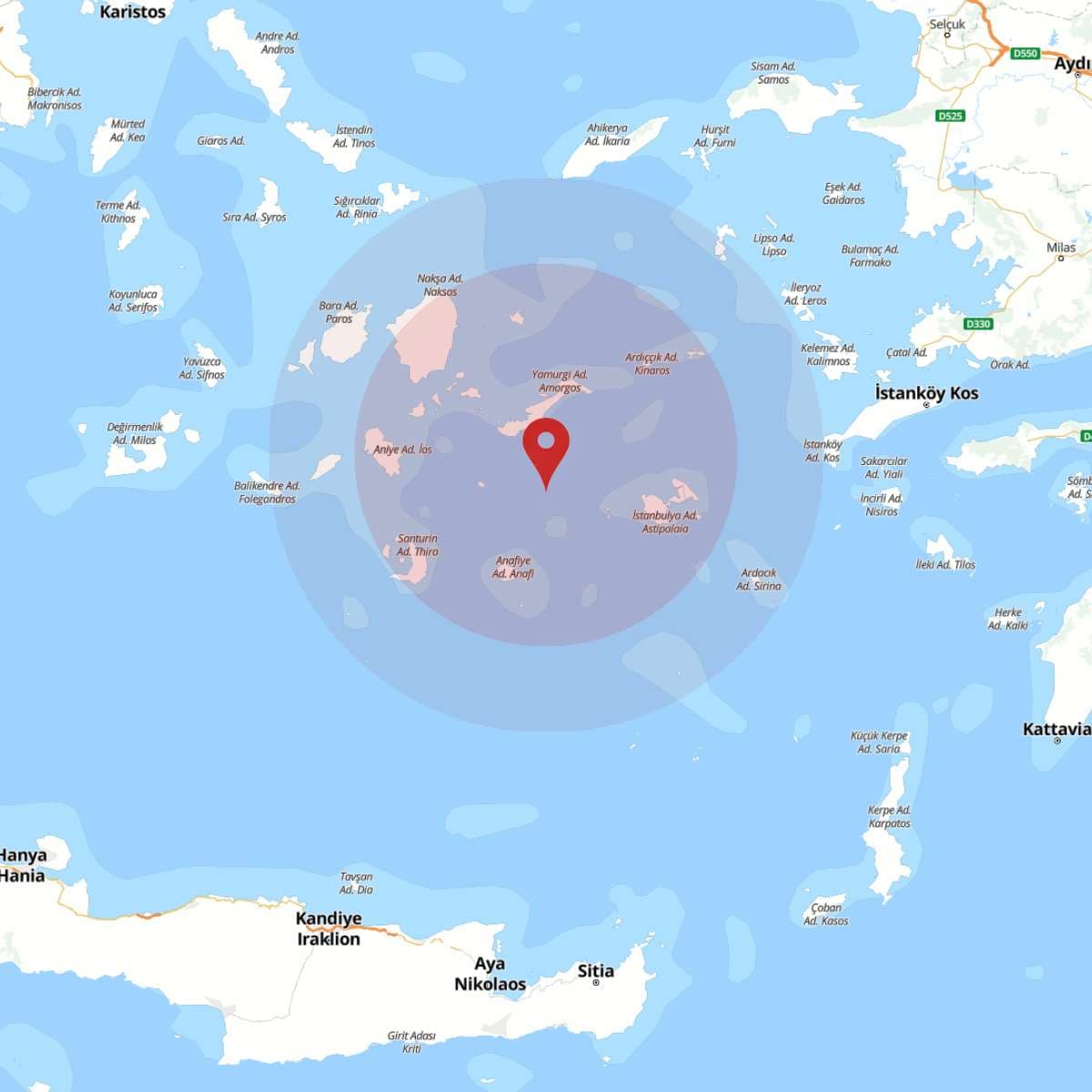EGE DENIZI Bölgesinde 3 Büyüklüğünde Deprem!