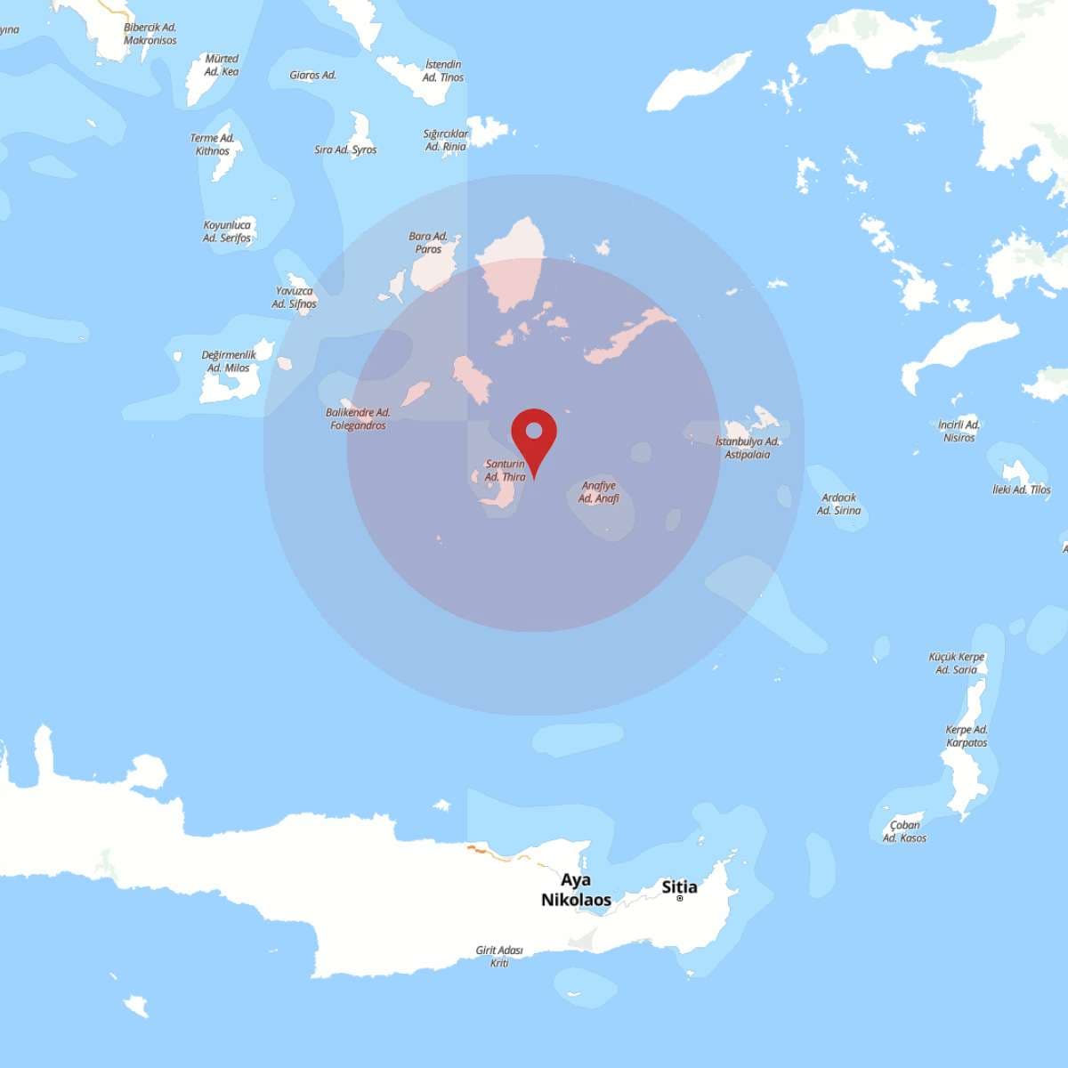 EGE DENIZI Bölgesinde Şiddetli 5.4 Büyüklüğünde Deprem!