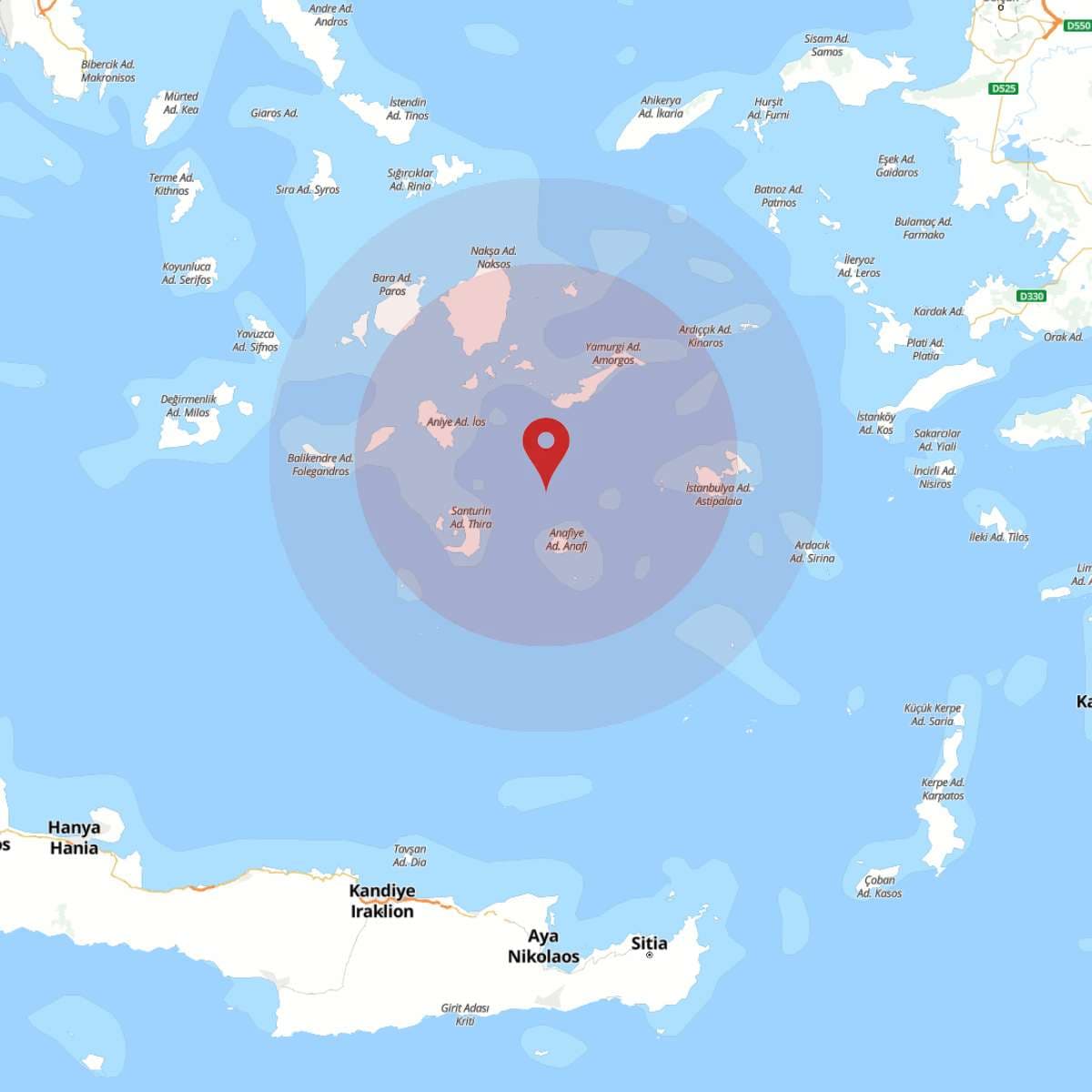 EGE DENIZI Bölgesinde 4 Büyüklüğünde Deprem Yaşandı!