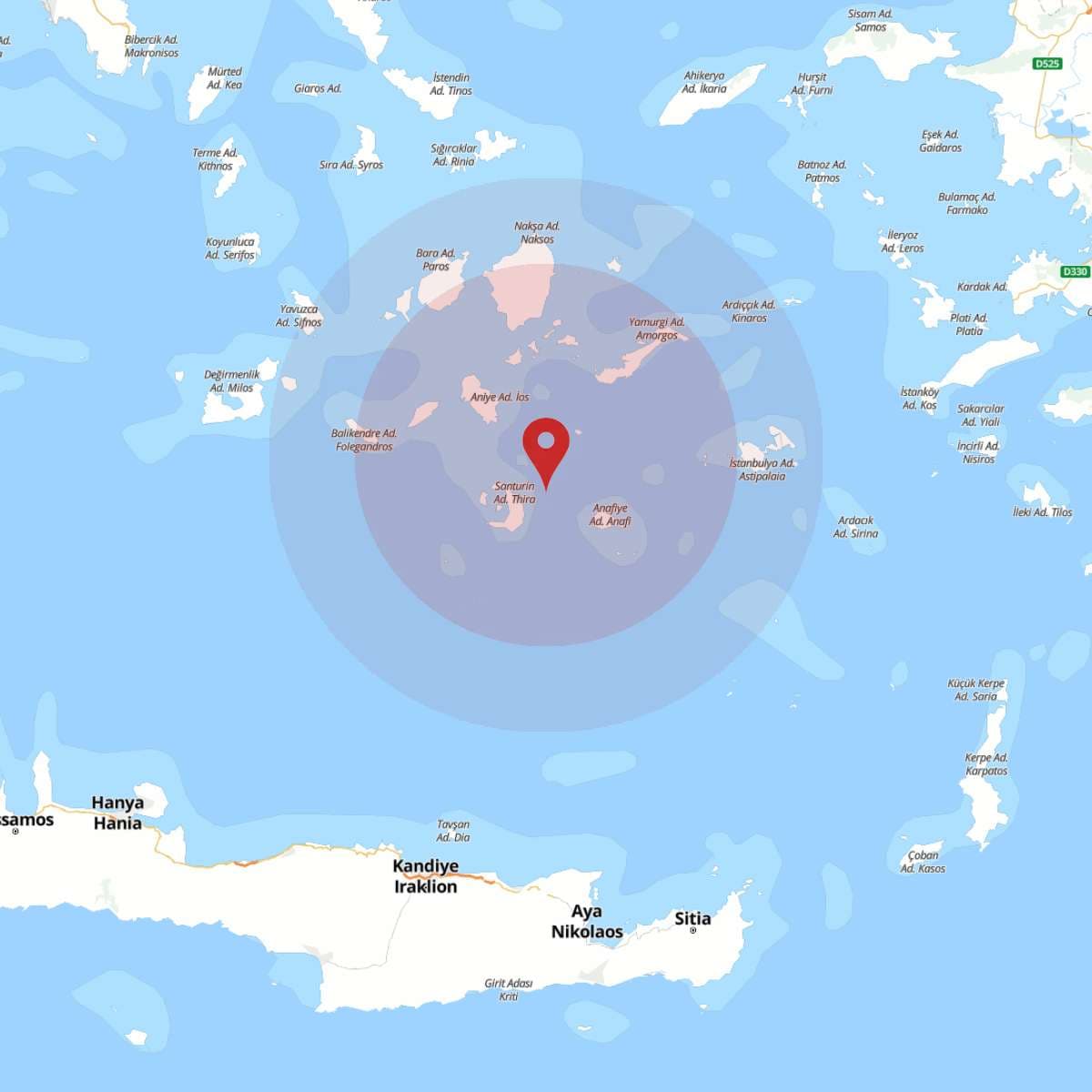 EGE DENIZI Bölgesinde 4.1 Büyüklüğünde Deprem Yaşandı!