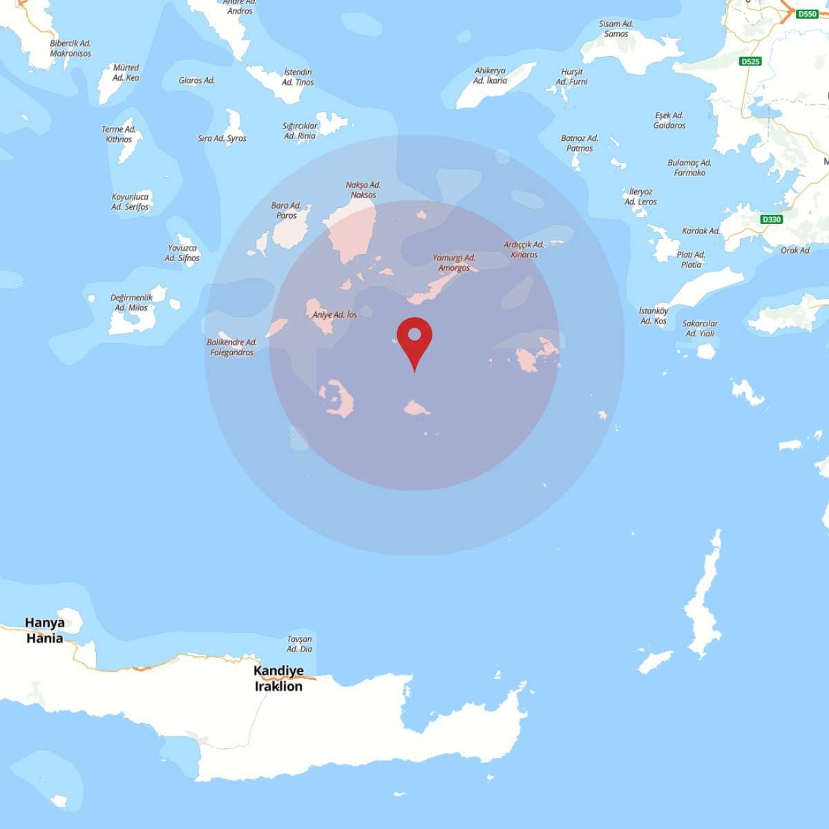 EGE DENIZI Bölgesinde 4.1 Büyüklüğünde Deprem Yaşandı!