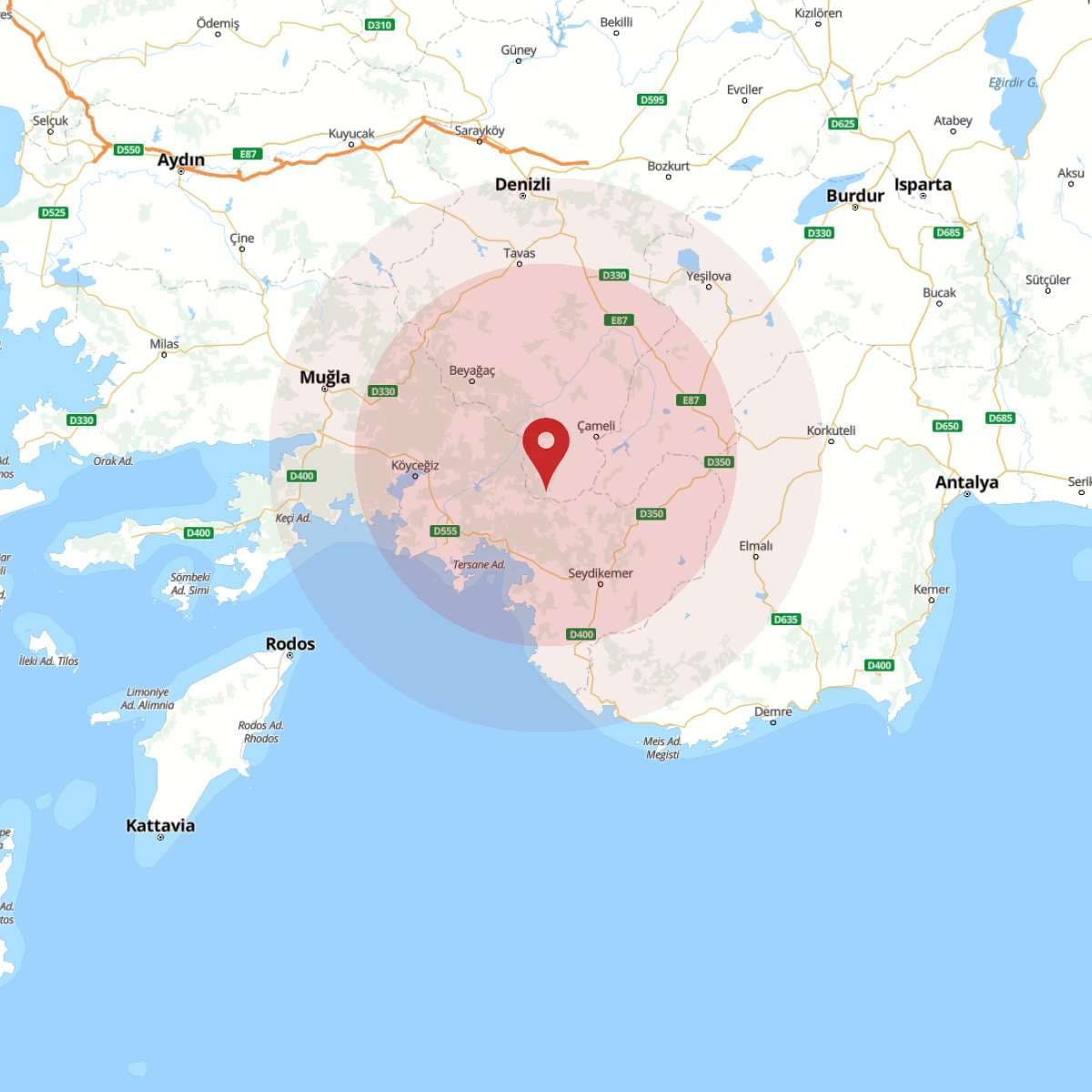 DENIZLI Bölgesinde 3.1 Büyüklüğünde Deprem!