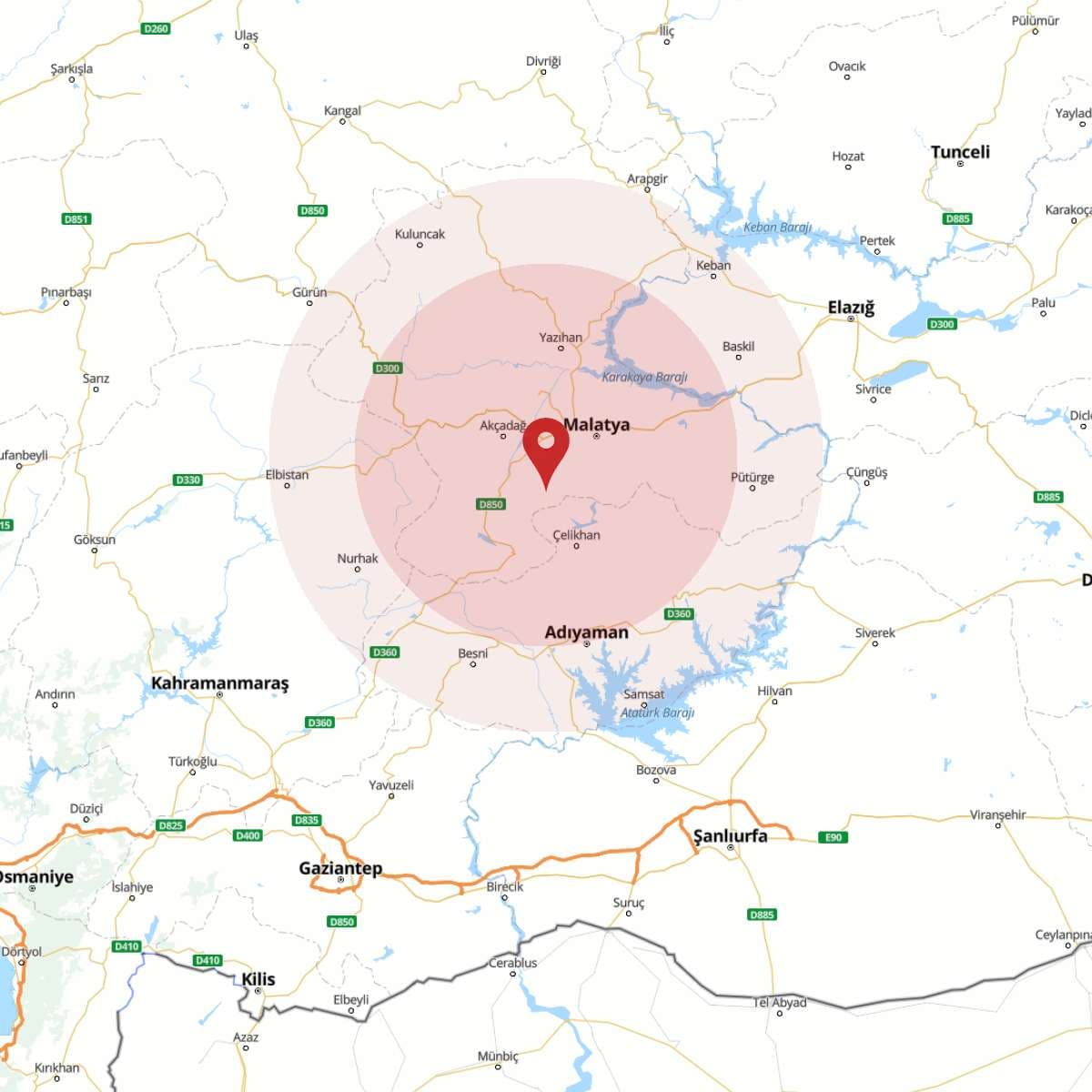 MALATYA Bölgesinde Hafif Şiddetli 2.9 Büyüklüğünde Deprem Meydana Geldi