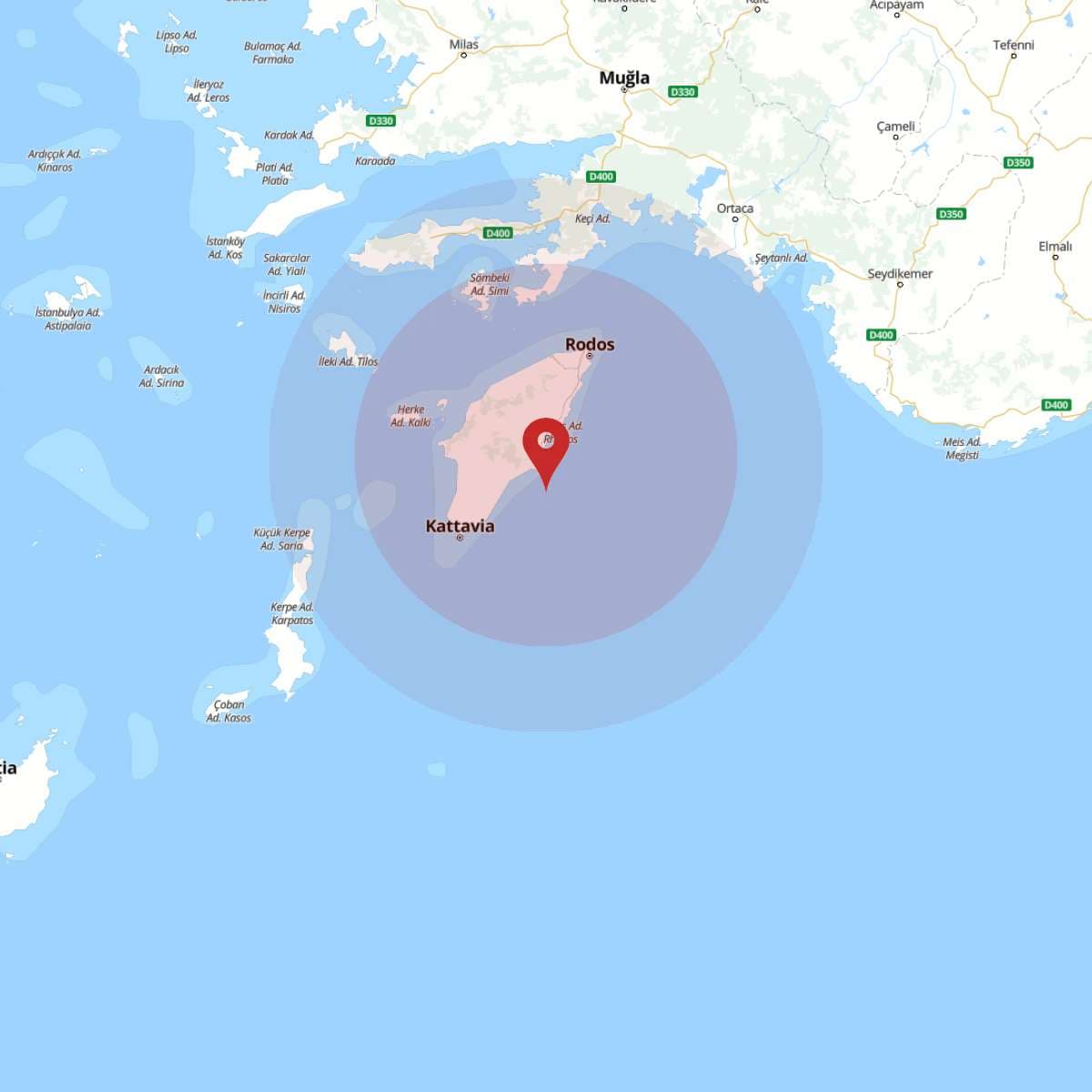 AKDENIZ Bölgesinde Hafif Şiddetli 2.7 Büyüklüğünde Deprem Meydana Geldi