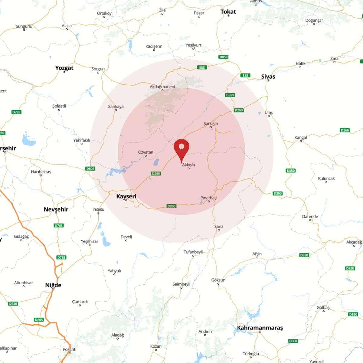 SIVAS Bölgesinde 3.1 Büyüklüğünde Deprem!