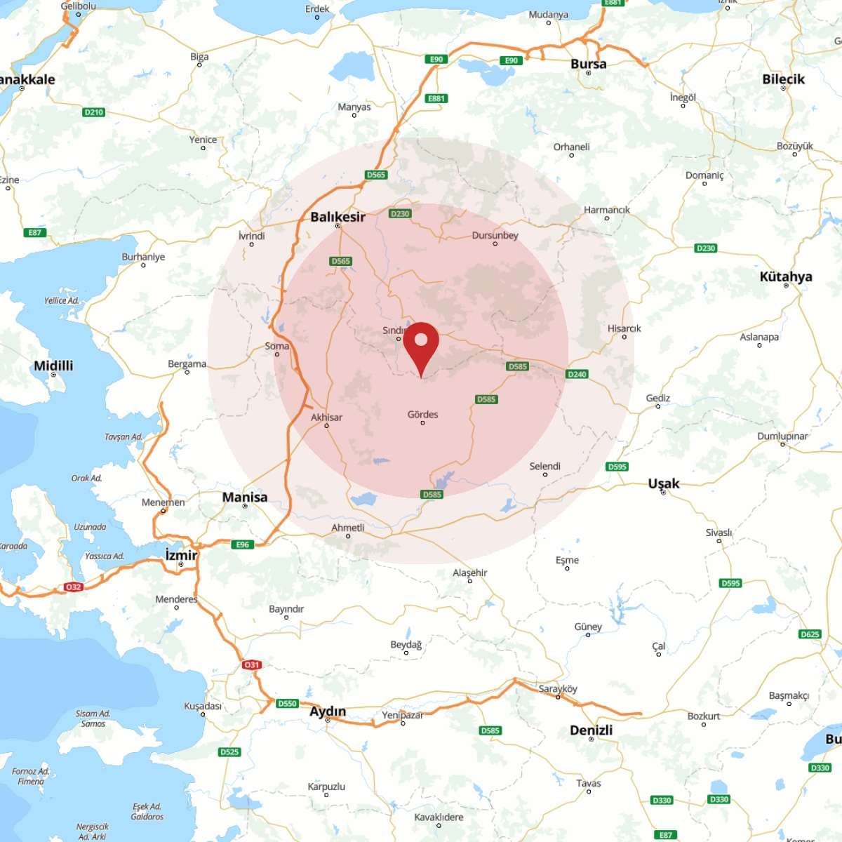 BALIKESIR Bölgesinde 3.5 Büyüklüğünde Deprem!