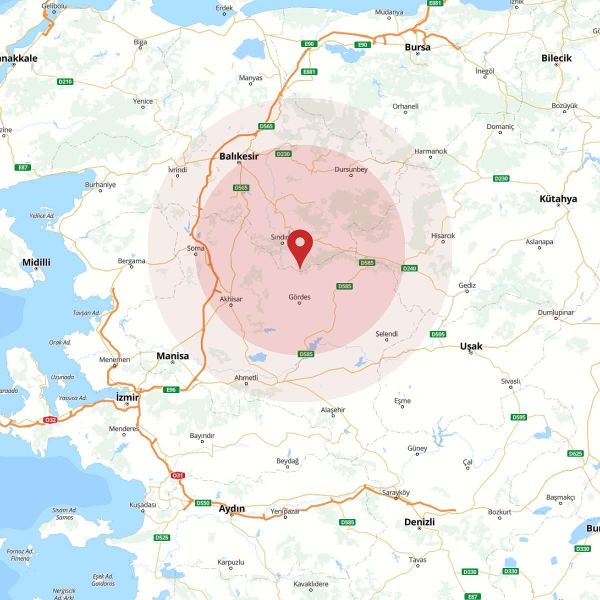 BALIKESIR Bölgesinde 3.9 Büyüklüğünde Deprem!