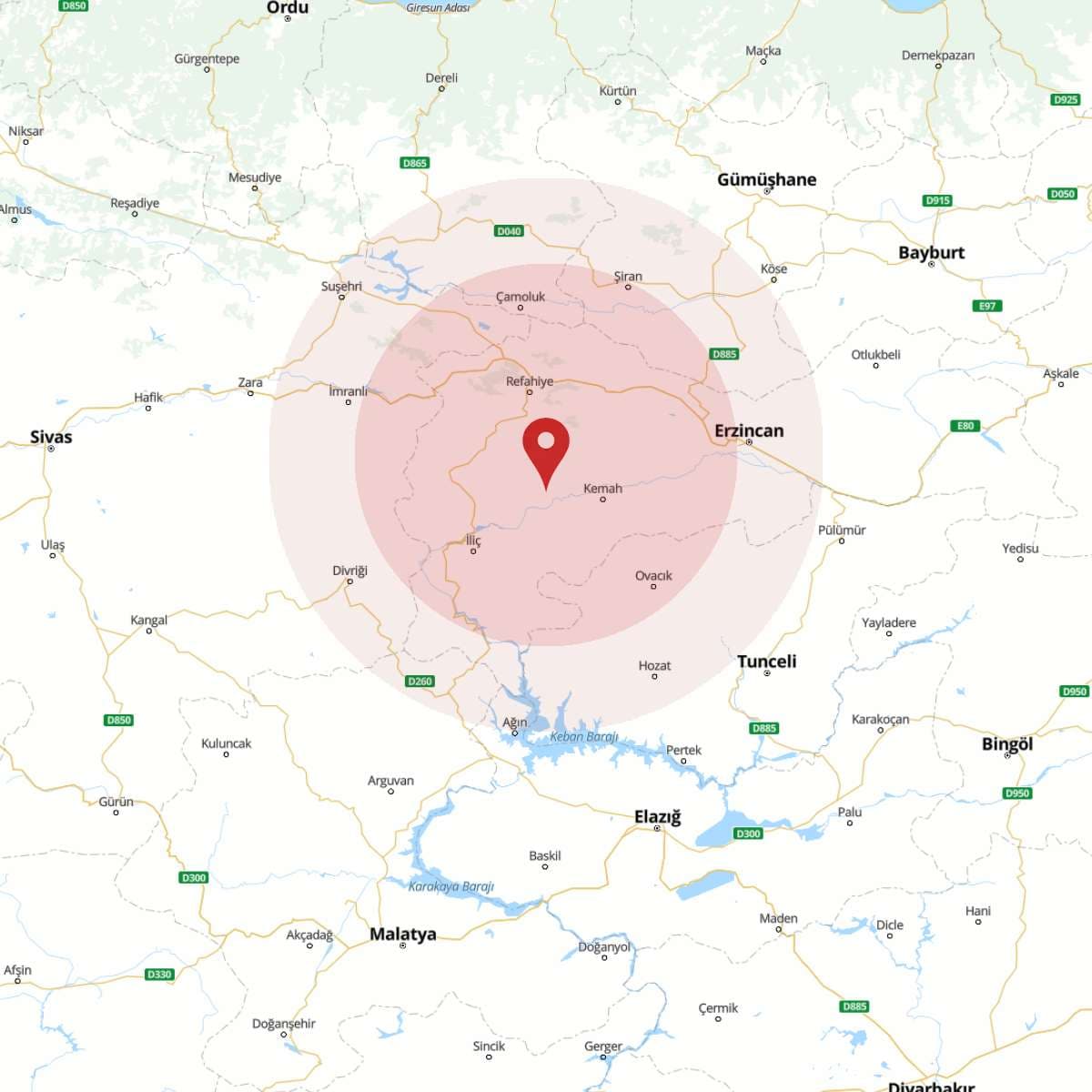 ERZINCAN Bölgesinde 4.1 Büyüklüğünde Deprem Yaşandı!