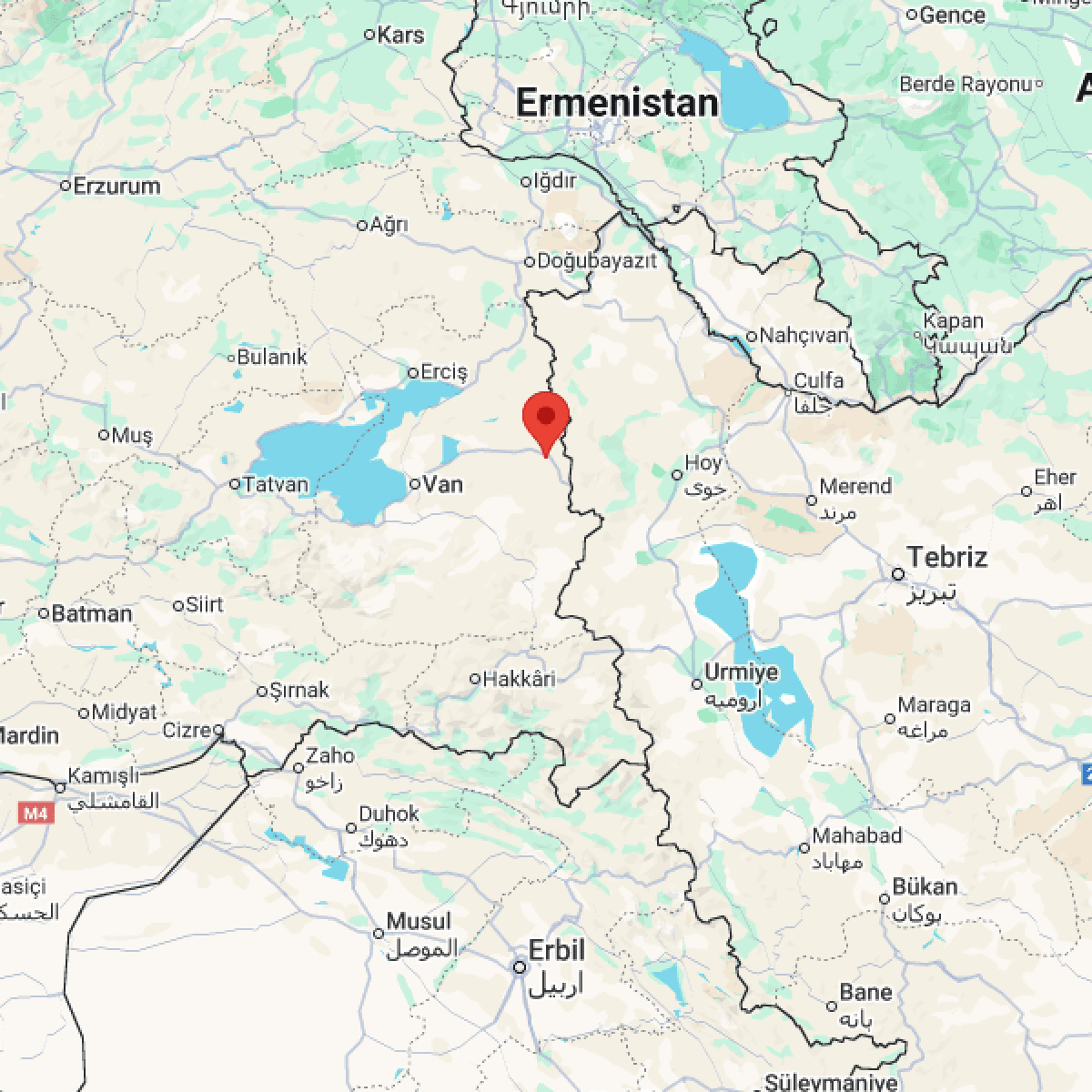 VAN Bölgesinde 3 Büyüklüğünde Deprem!