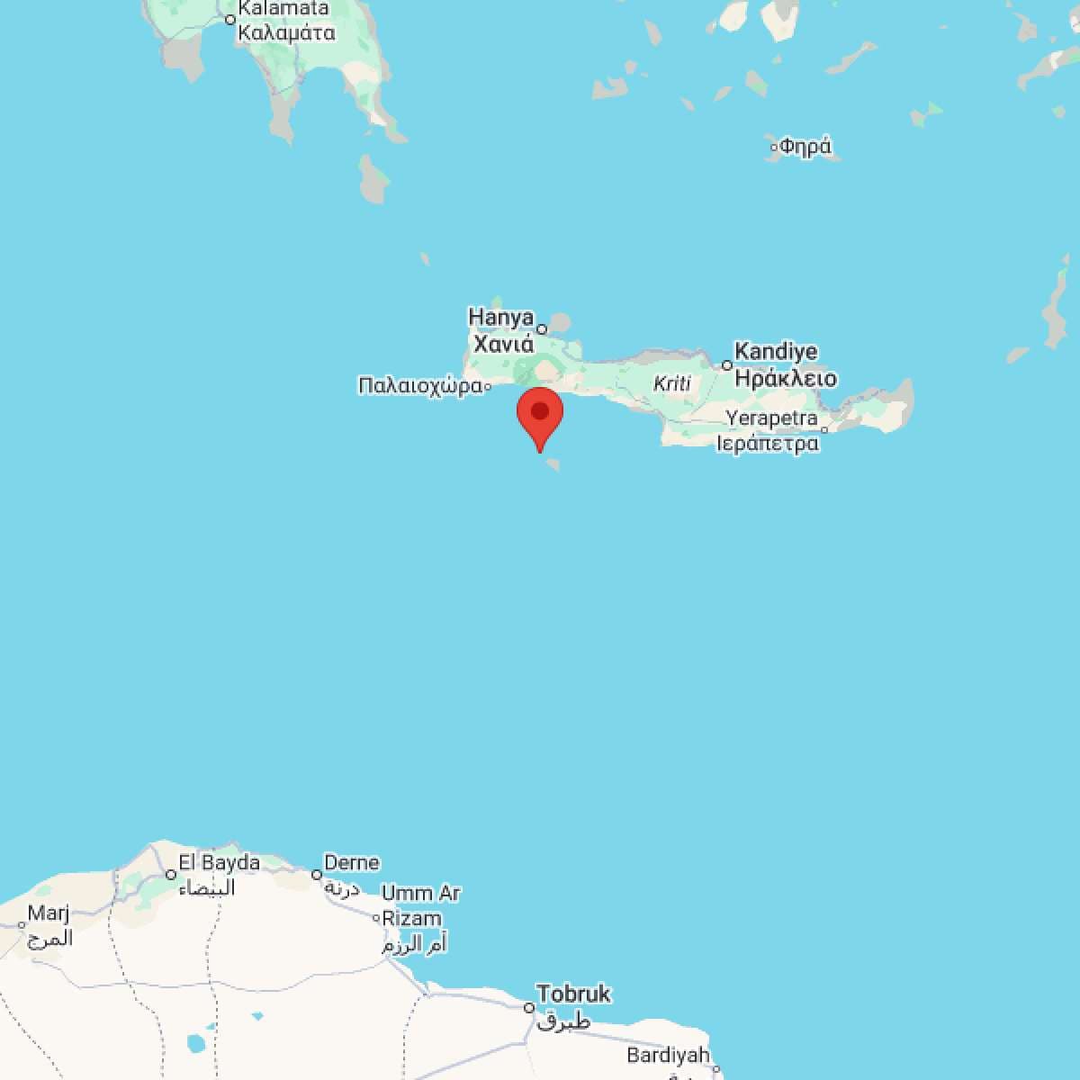 AKDENIZ Bölgesinde Hafif Şiddetli 2.9 Büyüklüğünde Deprem Meydana Geldi