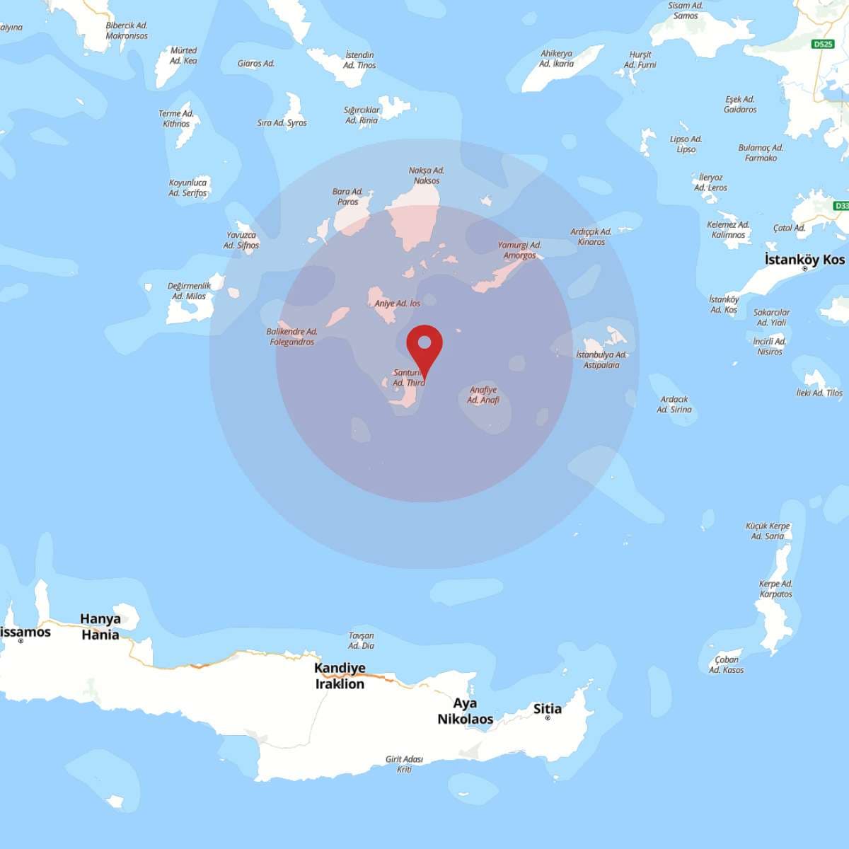 EGE DENIZI Bölgesinde 3.2 Büyüklüğünde Deprem!