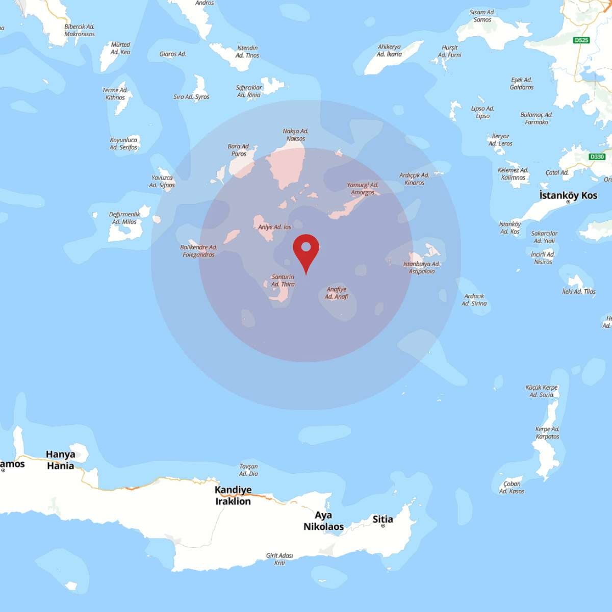 EGE DENIZI Bölgesinde 4 Büyüklüğünde Deprem Yaşandı!