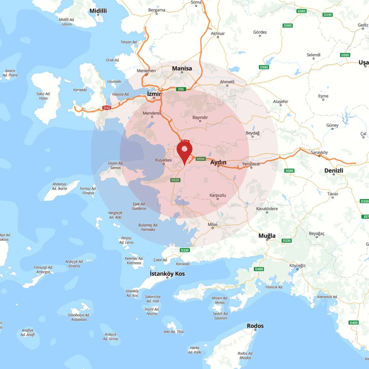 AYDIN Bölgesinde 3.8 Büyüklüğünde Deprem!